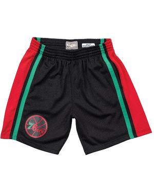 Mitchell & Ness Nba Christmas Swingman Shorts "1996-97 Philadelphia 76Ers - Black