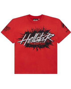 HELLSTAR Records T-Shirt in White for Men | Lyst UK