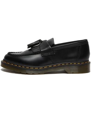 Dr. Martens Adrian Stitch Leather Tassel Loafers 22209001" - Black