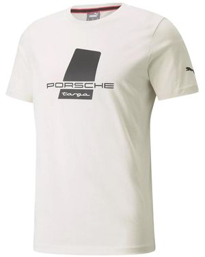 PUMA Porsche Legacy Logo T-Shirt "Ivory Glow" 531961 04" - Black