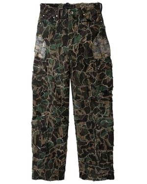 Who Decides War Cargo Trousers "Washed" I9Bd09Y5" - Black