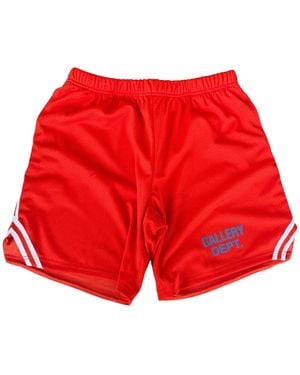 GALLERY DEPT. Logo Venice Court Shorts & Gd421" - Red