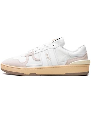 Lanvin Leather Clay Low Top Trainers Fm Skdk00 Nash A20 00" - Black