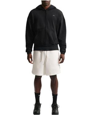 Nike Standard Issue Therma-Fit Full-Zip Basketball Hoodie Pale Ivory" Io3689 010" - Black