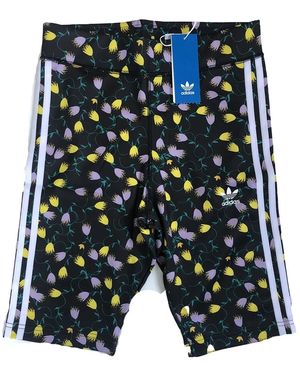 adidas Originals Allover Print Cycling Tights Fl4099" - Black