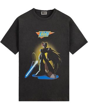 Kith Capcom Zero Vintage T-Shirt Khm034320 001" - Black