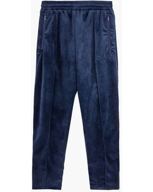 Stadium Goods Velour Track Pants "navy" - Blue