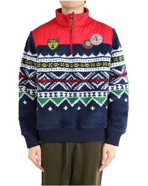 Polo Ralph Lauren Pile Fleece Sweatshirt "Multi" 710950766001" - Black