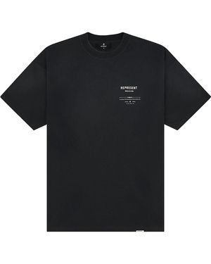 Represent Revere Manor T-Shirt "Stained" Mlm100286 04" - Black
