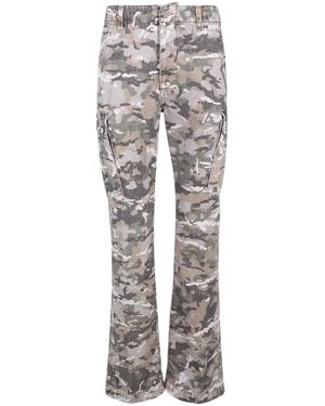 Amiri M65 Cargo Kick Flare Cargo Trousers Camo" Pf23Mdf039 526" - Black