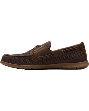 Clarks Flexway Tie "Beeswax" 26181977" - Black