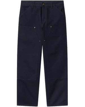 Carhartt Double Knee Trousers "Dark Rinsed" I031501 1C 02" - Black