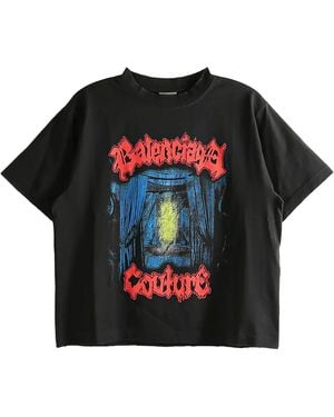 Balenciaga Medium Fit T-Shirt 850990 Tuvd5 1000" - Black