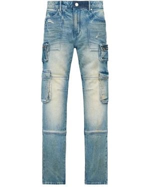 RTA Slate Cargo Skinny Jeans "Muddy Sky" Mlfqd1070 B1839Mdsky" - Black