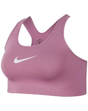 Nike Swoosh Medium-Support Non-Padded Sports Bra (Plus Size) Bq0973 693" - Purple