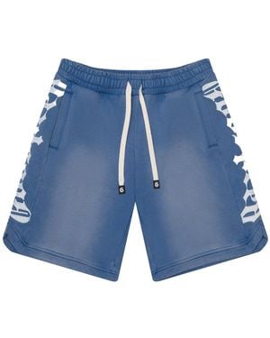GODSPEED NEW YORK Courtside Shorts Sun-Fade" Gs Crtsd Blsunfd" - Blue