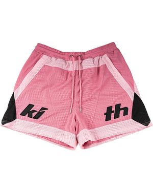 Kith Miami Mesh Turbo Short "Canna" Khm061393 693" - Pink