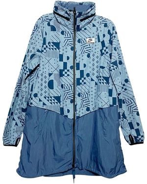 Nike International Full Zip Parka Jacket 831685 464" - Blue