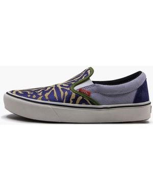 Vans Comfycush Slip-on (bugs) Shoes - Blue
