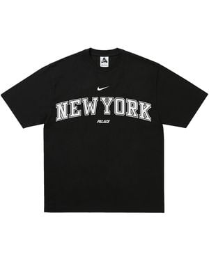 Palace Nike Shop T-Shirt New York P0154" - Black