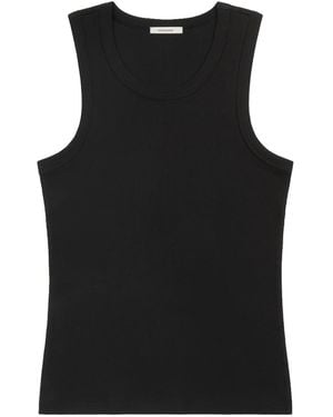 Entire studios Rib Tank Top Unu 25 10005 Bl" - Black