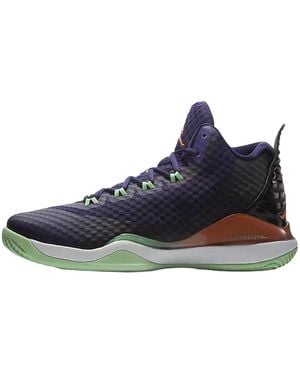 Nike Air Super.Fly 3 Po "Ink Bright Mandarin 724934 505" - Blue