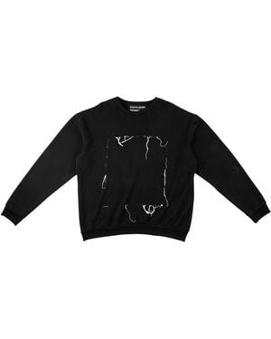 Enfants Riches Deprimes Loose Threads Crewneck 40 068 Blk" - Black
