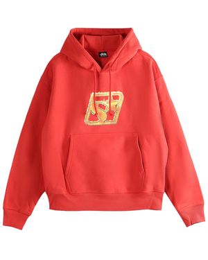 Stussy Blaze Hoodie "Cayenne" 1925129 Caya" - Red