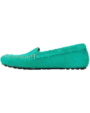 Marni Long Hair Calf Moccasin Shoe Momr005800P412200V62" - Green