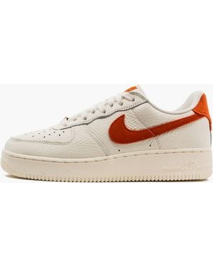 nike air force 1 orange logo