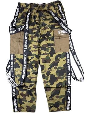 A Bathing Ape X Jessie Reyez 6 Pocket Cargo Trousers 069" - Black
