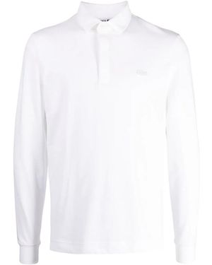 Lacoste Smart Paris Long Sleeve Stretch Cotton Polo Ph2481 51 001" - Black