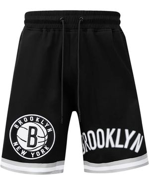 Pro Standard Nba Brooklyn Nets Pro Team Shorts Bbn351968 Blk" - Black