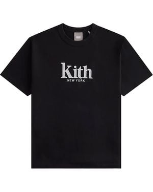 Kith Mott New York T-Shirt Ii "Blackout" Khw030063 012"