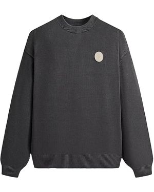 Kith Garment Dyed Lewis Jumper Battleship Khm032345 501" - Black