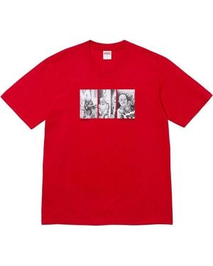 Supreme Mister Cartoon Pow T-Shirt Su26385" - Red