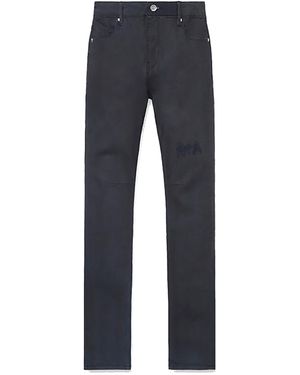 RTA Bryant Skinny Jeans "Dusty Triple Cross" Mlfqd1085 B1205Dntcs" - Black