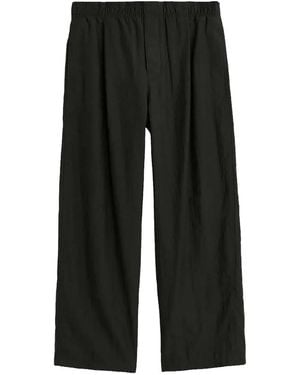 Our Legacy Leisure Trousers "Soot Techflax" M2264Ls" - Black