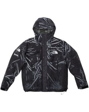 Supreme The North Face Printed Taped Seam Shell Trompe L'Oeil Jacket Su26569" - Black