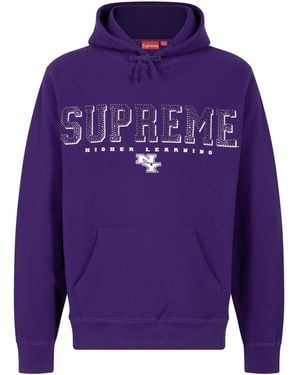 Supreme Gems Hoodie "Ss20" Su8934" - Purple
