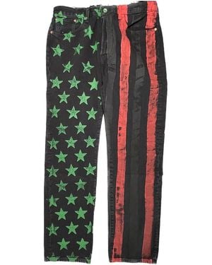 DENIM TEARS Cactus Tears Denim Plant Jeans Dt185" - Black
