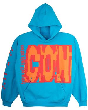 Travis Scott Cpfm X Complexcon Willy Wonka Hooded Sweatshirt Cpfm63" - Blue