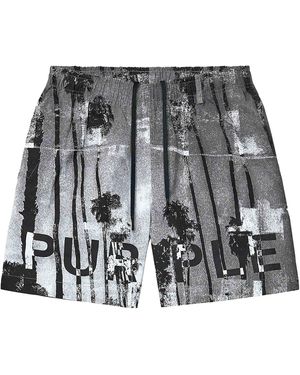 Purple Brand All Round Nylon Short P504 Pisp226" - Black