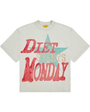 DIET STARTS MONDAY Jumbo Star T-Shirt "Antique" Dsm Ps26 003" - Black