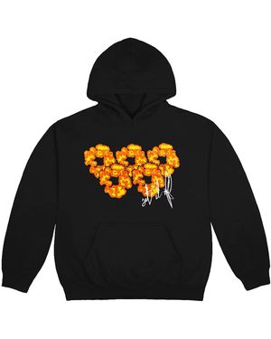 DENIM TEARS Offset 5 Rings Hoodie Dt312" - Black