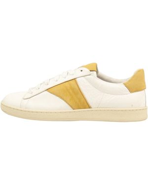 Rhude Leather Court Trainers Rhfw22Fo084896600660" - Black