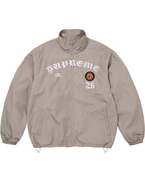 Supreme Umbro Cotton Ripstop Track Jacket "Fw26 - Grey