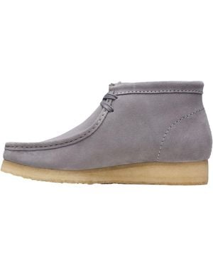 Clarks Wallabee Boot Suede" 26169731" - Black