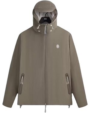 Kith Wrinkle Nylon Madison Jacket "Canvas" Khm0160610 210" - Black