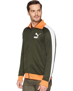 PUMA T7 Vintage Track Jacket "Forest Night Firecracker" 574985 67" - Black